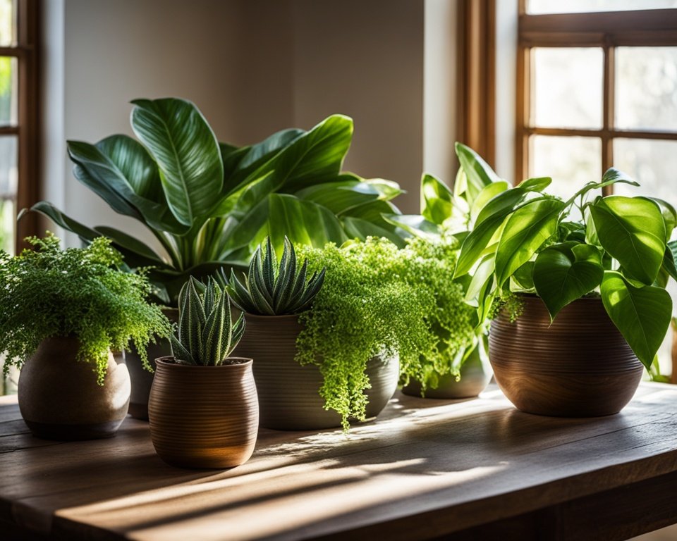 indoor plant styling