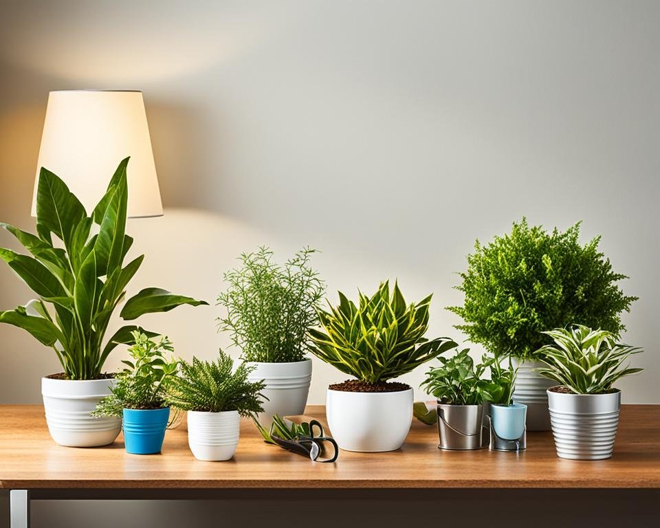 indoor plant styling