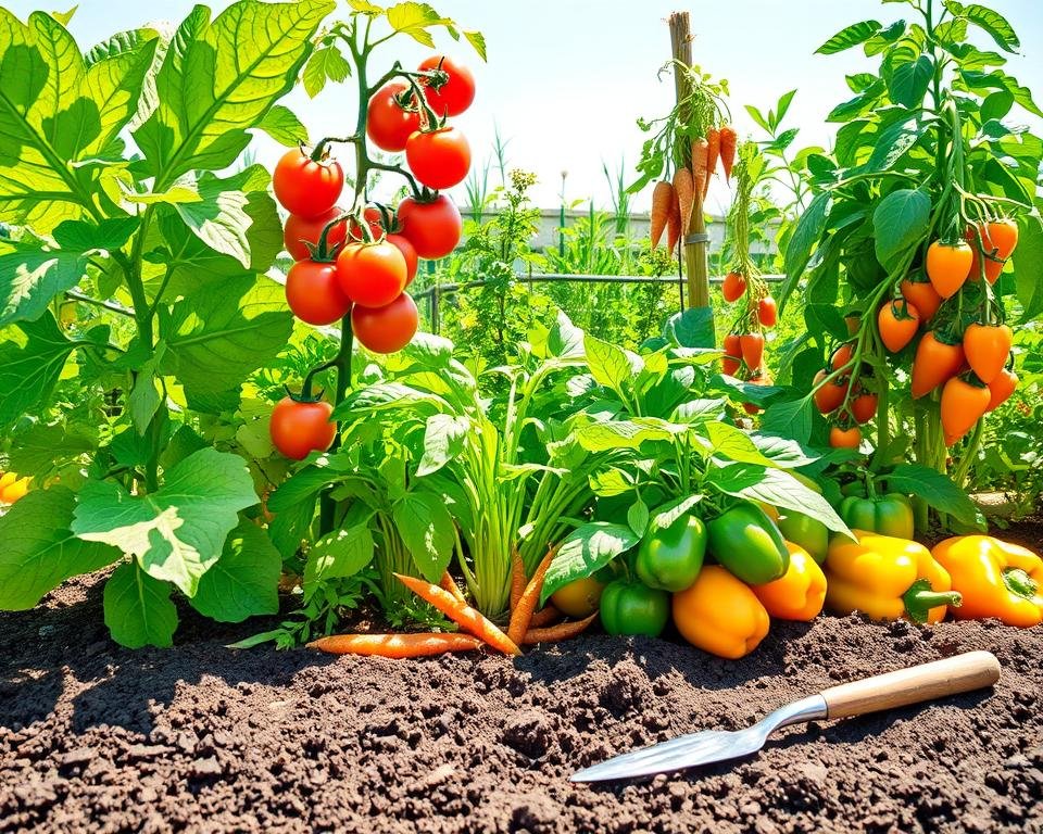 A list of vegetables that are perfect for novice gardeners, with tips on how to