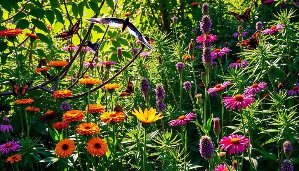 Native plants attract wildlife