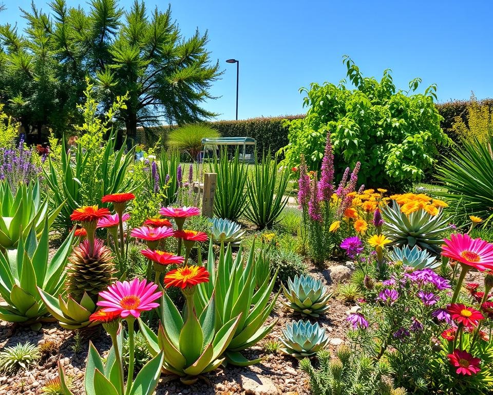 choosing the right plants for hot and sunny conditions