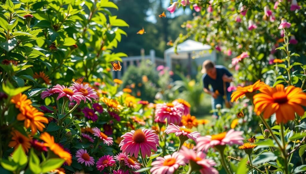 summer garden maintenance