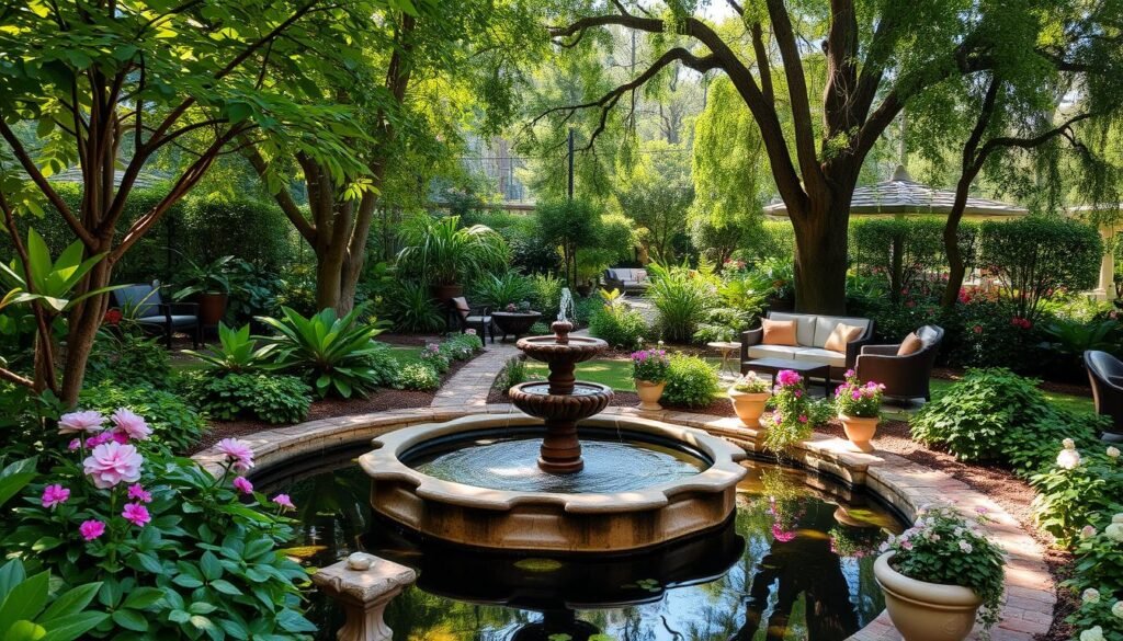 tranquil garden sanctuary